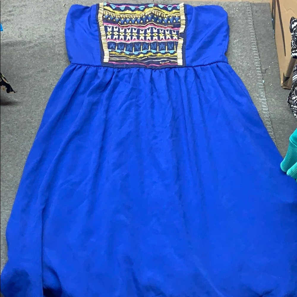 Tube top dress